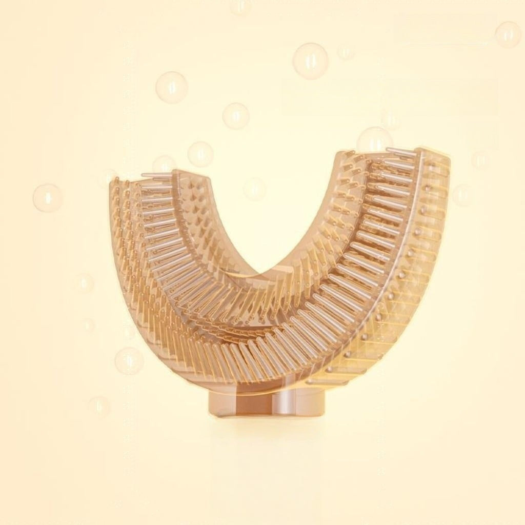 Children's electric toothbrush U-shaped baby sound wave soft fine hair 2-12 years old teeth guard 176