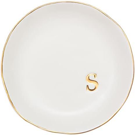 Ladies' engagement and wedding gift ceramic ring plate 260