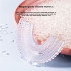 Children's electric toothbrush U-shaped baby sound wave soft fine hair 2-12 years old teeth guard 176