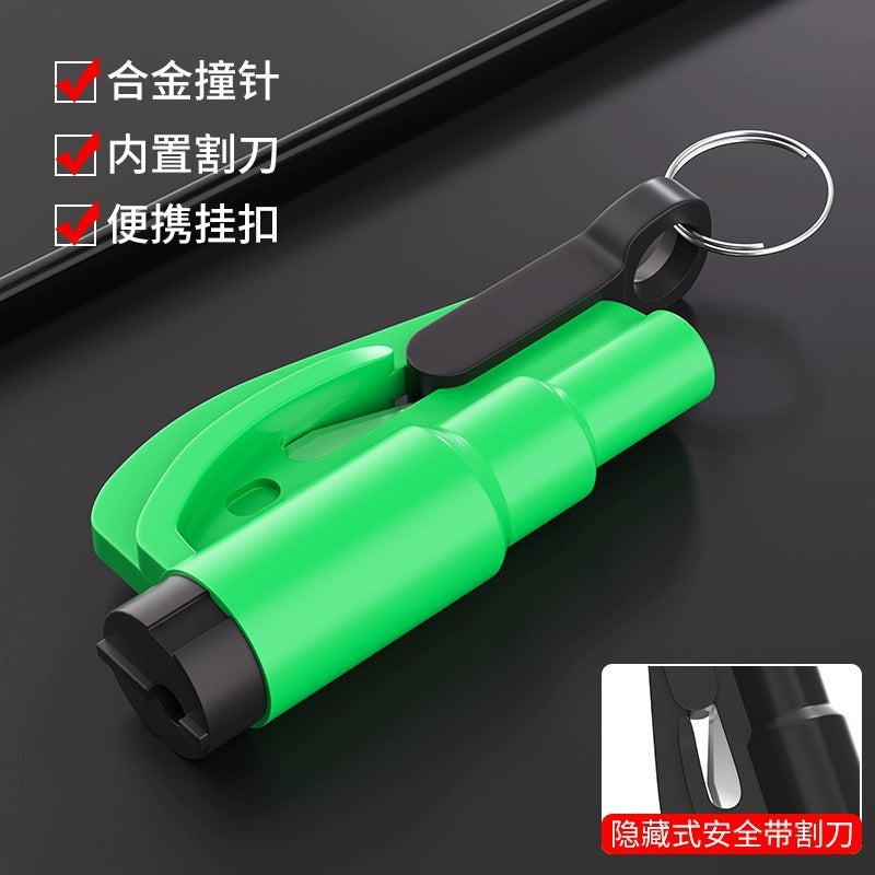 Car Safety Hammer Mini Window Breaker 3-in-1 Second Glass Shatter Multifunctional Escape Hammer 374