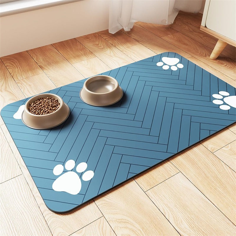 Diatom mud pet feeding splash proof pad for cats and dogs, universal 303
