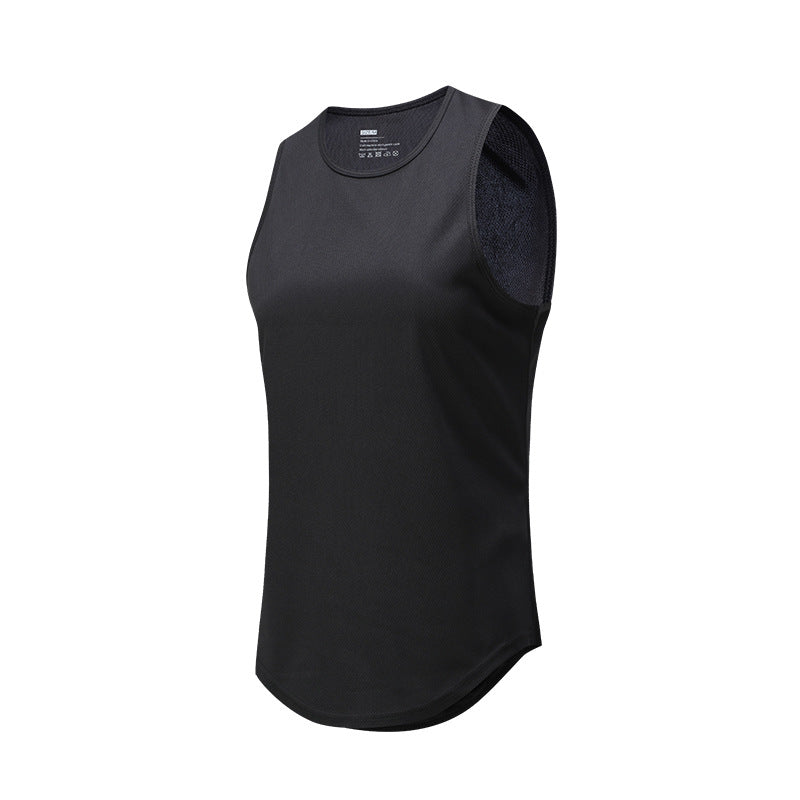 Quick drying vest men's summer plus size fitness vest running top basketball training loose sports vest 438