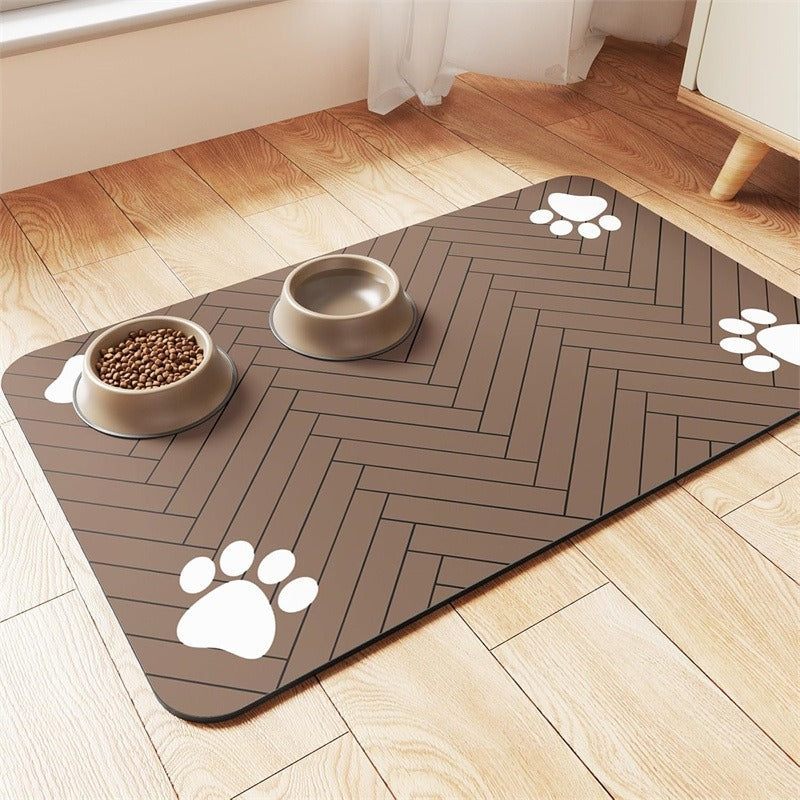 Diatom mud pet feeding splash proof pad for cats and dogs, universal 303
