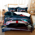 3D Sports Car Cross-Border Home Textiles Three-Piece Bedding Set Four-Piece Bedding Set 242