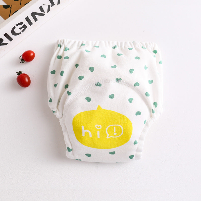 Baby gauze diaper waterproof and washable 076