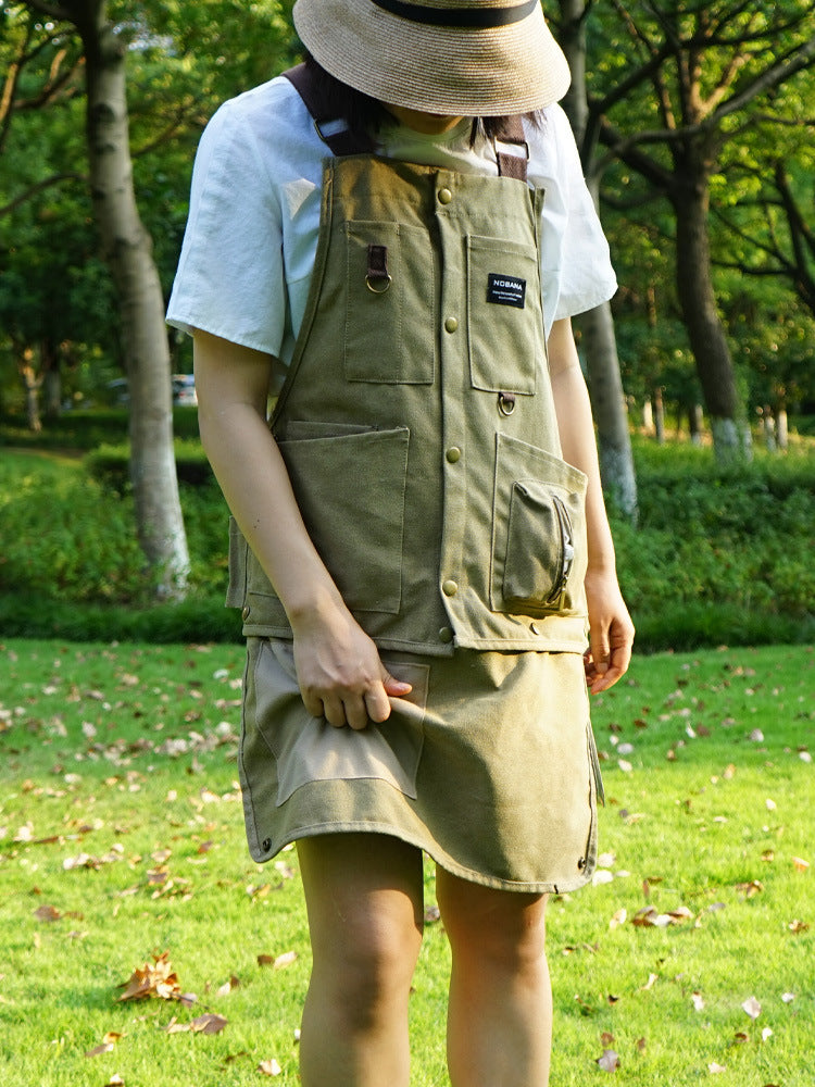 Outdoor camping vest casual multi-functional apron for men and women 013