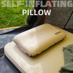 Outdoor 3D Sponge Pillow Self-Inflating Pillow Camping Tent Air Cushion Pillow 012