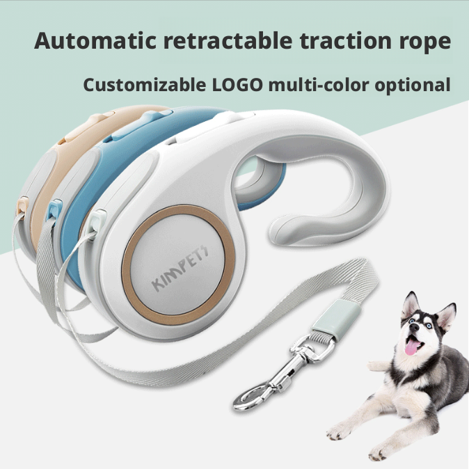 Pet dog Teddy automatic retractable towing rope 034