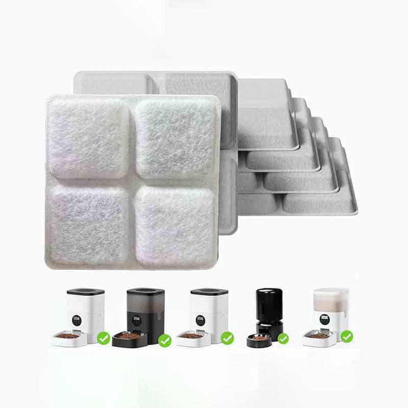White motion feeder desiccant, pet food preservative, replacement of moisture absorbing and anti filter element 322