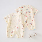 Baby clothes summer thin short sleeved jumpsuit 068