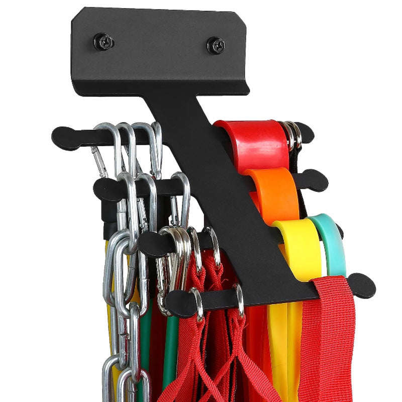Storage hanger, sports equipment storage rack, resistance strap rack, skipping rope rack 423