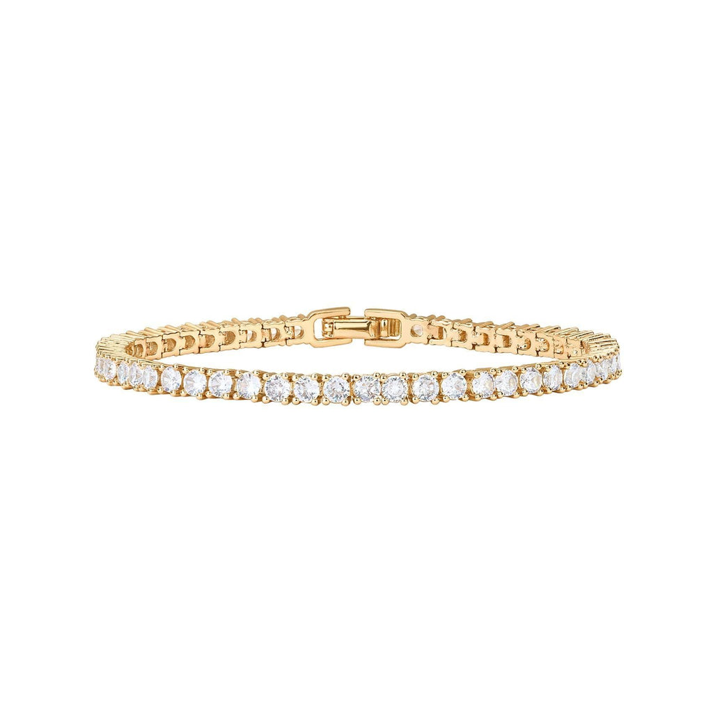 Full Diamond Single Row Tennis Bracelet 281