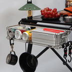 Outdoor IGT aluminum plate table extension rack folding table accessories 007