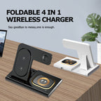 Three in one wireless charger supports fast charging and multifunctional wireless charging 136