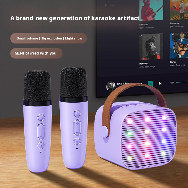 P2 Bluetooth speaker microphone integrated children's karaoke device 172