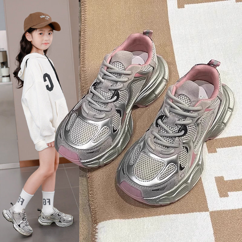 Children's shoes mesh breathable sports shoes for middle-aged children 121