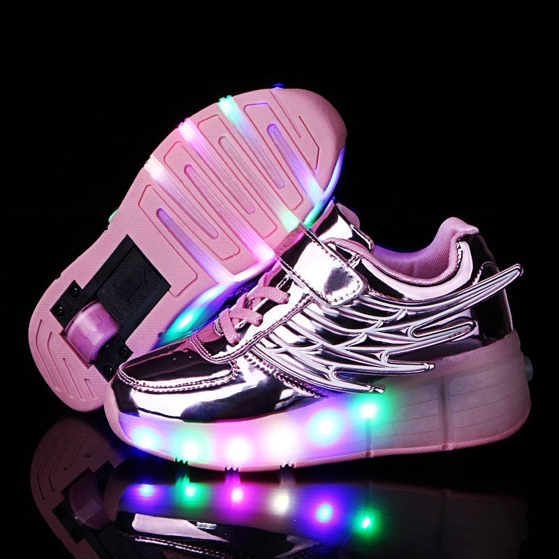 Walking shoes LED children's shoes ultra light automatic luminous shoes 098