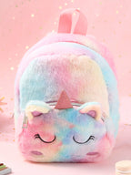 Plush unicorn cartoon children's backpack backpack 202
