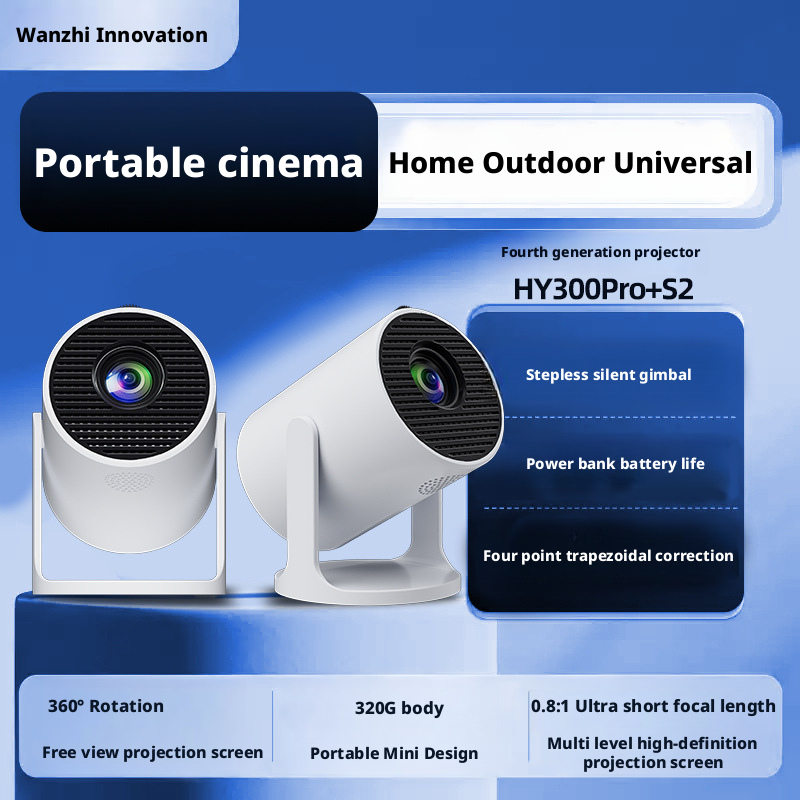 Projector Android 4K Smart Mini Portable Home 149