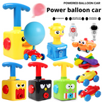 Air powered car, toy car, children's early education balloon, sliding car 191