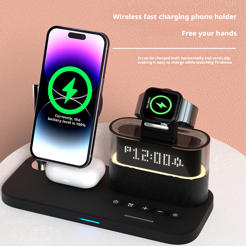 Magnetic wireless charger suitable for Apple phones, headphones, and watches 135