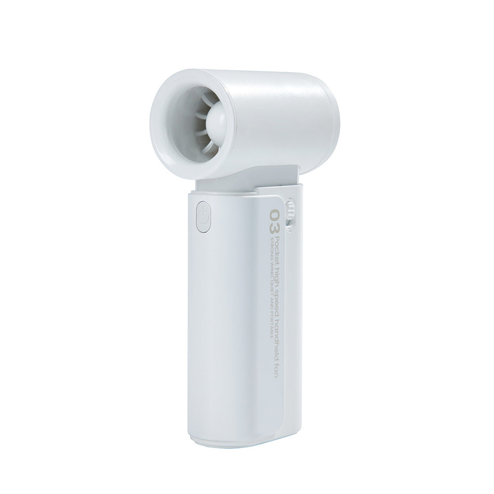 Super High-speed Pocket Fan Cross-border High-speed Small Fan Handheld Portable Charging Fan 001