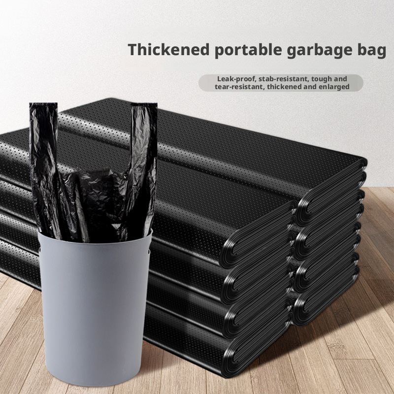 Household garbage bags economical pack thickened portable suitable for office use 022