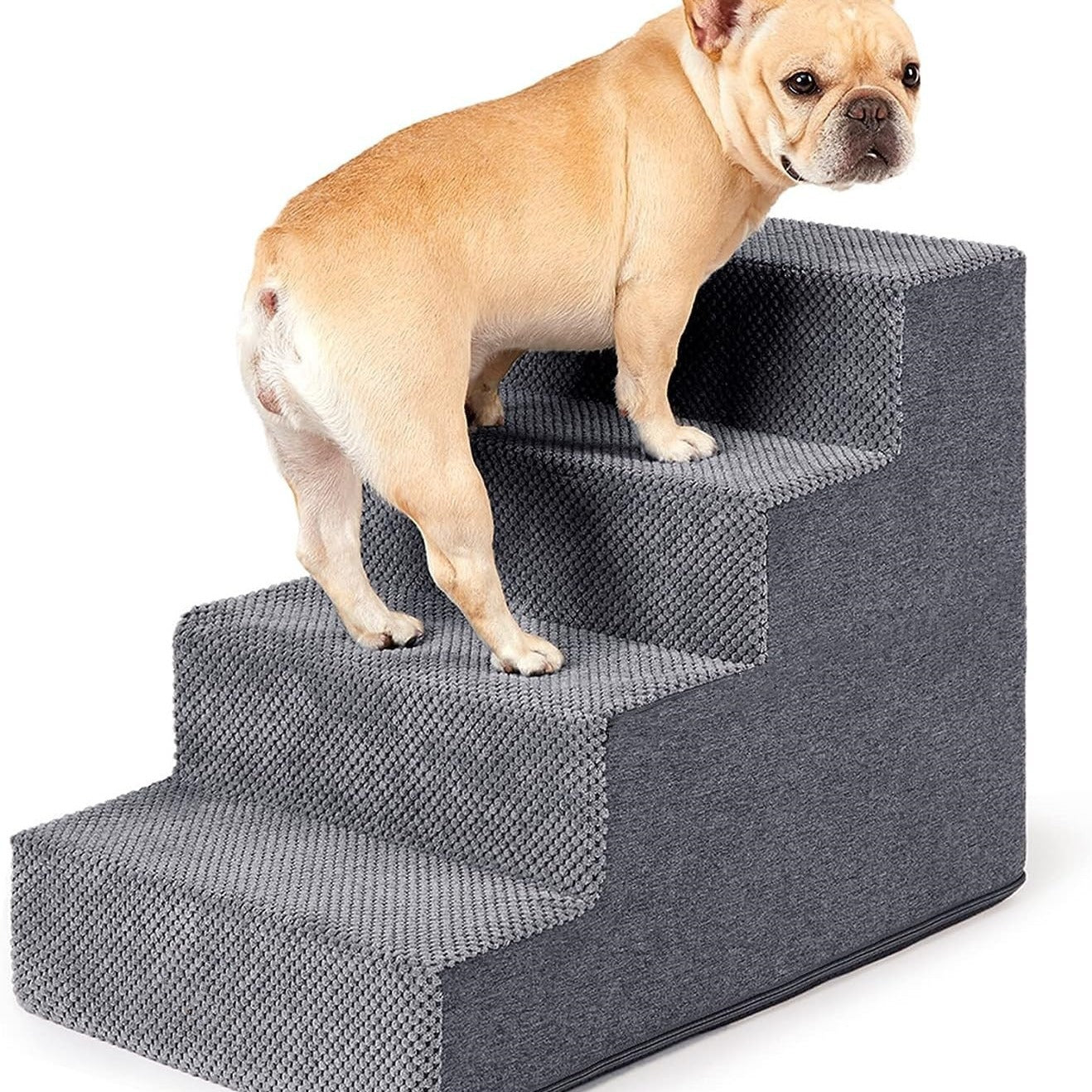 Pet climbing ladder, dog getting up and down, sofa steps, right angle sponge, removable and washable 314