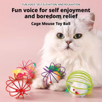 Cat toy cage, mouse cage, feather tail, mouse, scratch resistant, bite resistant 224