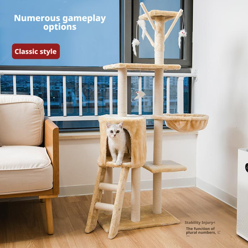 Cat climbing frame, cat nest, cat tree integrated cat frame, special for large cats 337