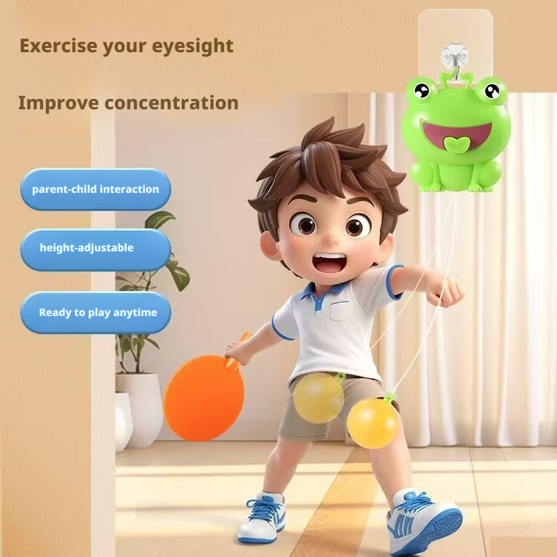 Hanging Table Tennis Trainer Frog Rabbit Parent Child Interaction 216