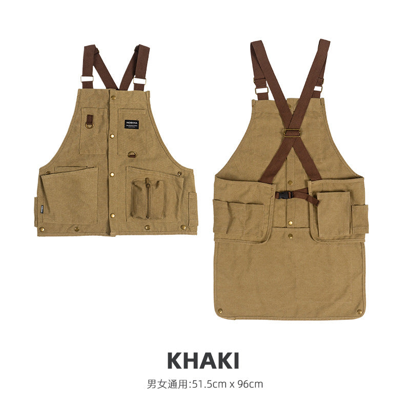 Outdoor camping vest casual multi-functional apron for men and women 013
