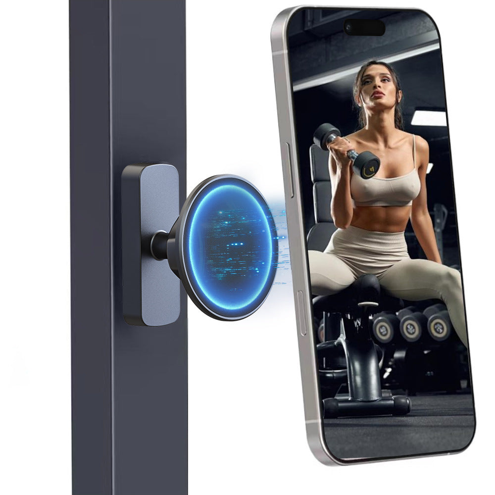 New gym lazy double-sided magnetic phone holder, super strong N52 magnet golf cart phone holder 420