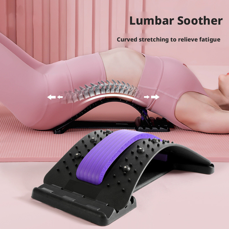 Lumbar Soothing Device, Lumbar Stretching Device, Spinal Correction, Back Massage 249