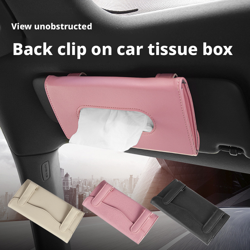 Car paper towels, leather upholstery, backrest, car mounted sunshade, paper towel box 361