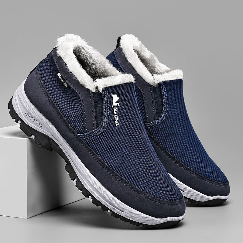 Outdoor men's cotton shoes spring new style for middle-aged and elderly leisure sports 052