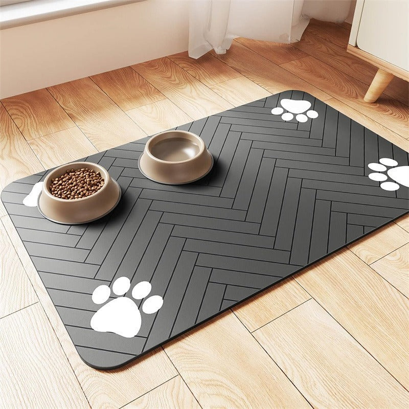 Diatom mud pet feeding splash proof pad for cats and dogs, universal 303