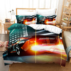3D Sports Car Cross-Border Home Textiles Three-Piece Bedding Set Four-Piece Bedding Set 242