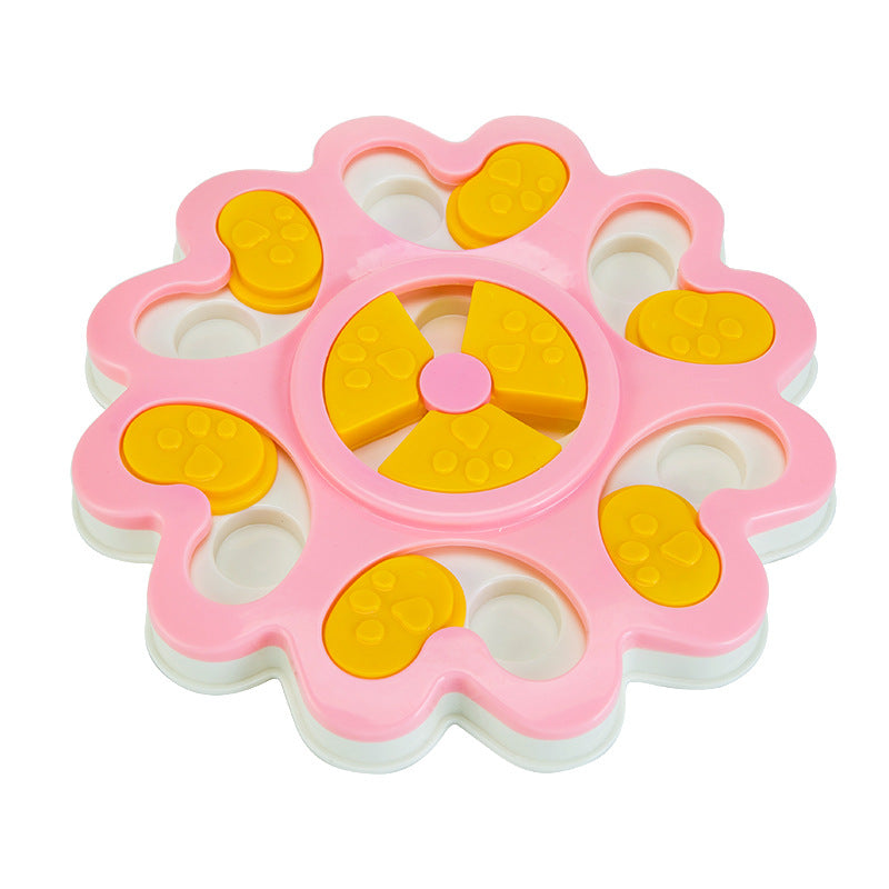 Dog puzzle toy feeder anti choking training bowl slow food bowl 340