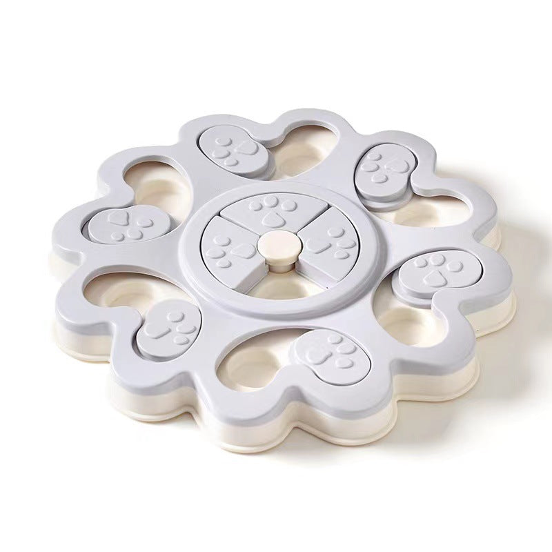 Dog puzzle toy feeder anti choking training bowl slow food bowl 340