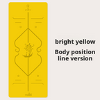 Thickened and widened double-sided non-slip natural rubber PU yoga mat for men and women 017