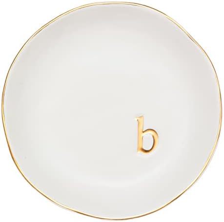 Ladies' engagement and wedding gift ceramic ring plate 260