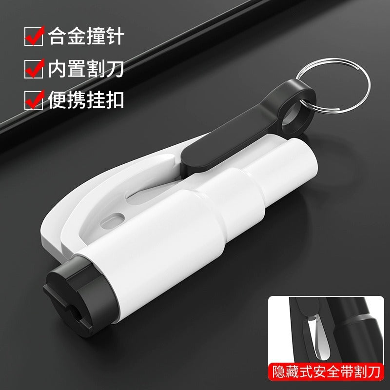 Car Safety Hammer Mini Window Breaker 3-in-1 Second Glass Shatter Multifunctional Escape Hammer 374