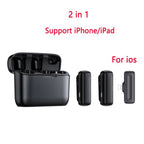 Wireless lavalier microphone K1K9J13 with one to two live streaming reception 186