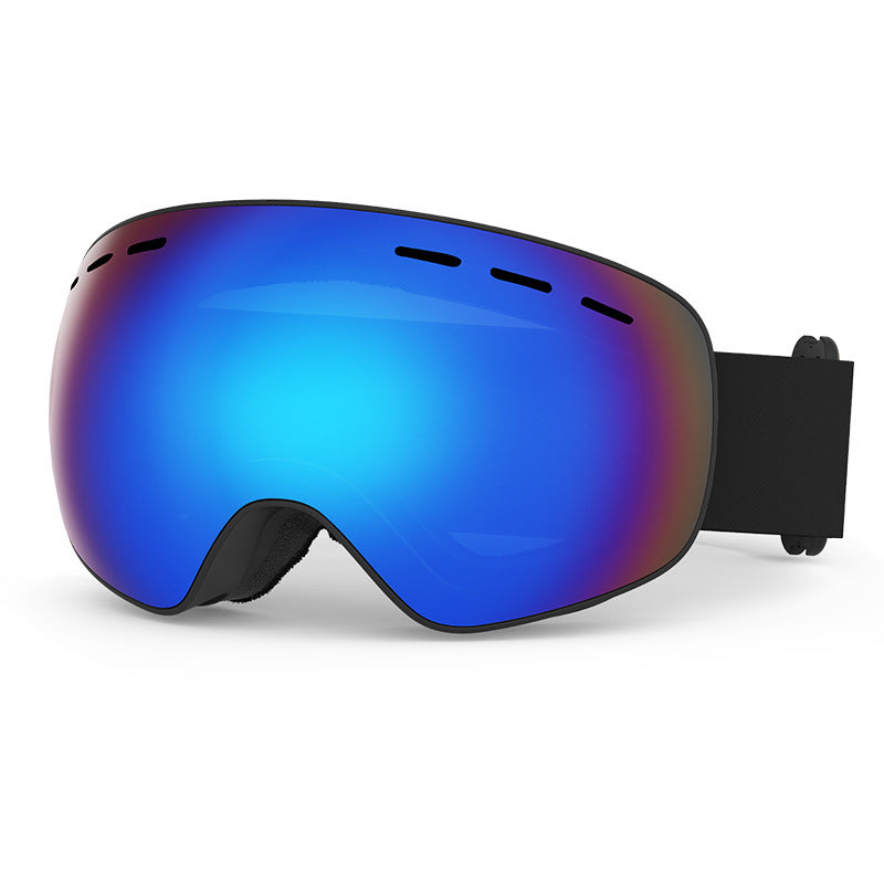 Spherical ski goggles, men's and women's, double-layer anti-fog ski goggles, outdoor cylindrical ski goggles 523