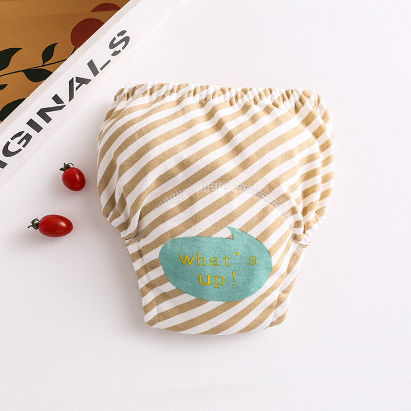 Baby gauze diaper waterproof and washable 076