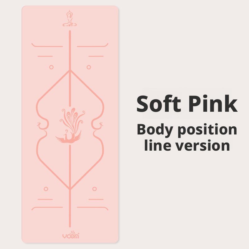 Thickened and widened double-sided non-slip natural rubber PU yoga mat for men and women 017