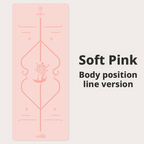 Thickened and widened double-sided non-slip natural rubber PU yoga mat for men and women 017