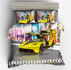 3D Sports Car Cross-Border Home Textiles Three-Piece Bedding Set Four-Piece Bedding Set 242