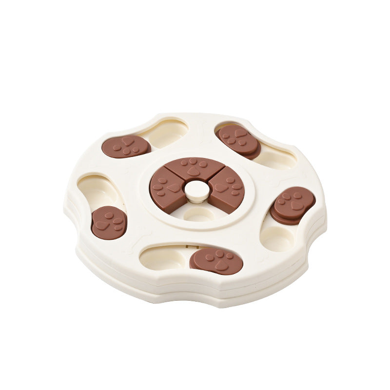 Dog puzzle toy feeder anti choking training bowl slow food bowl 340